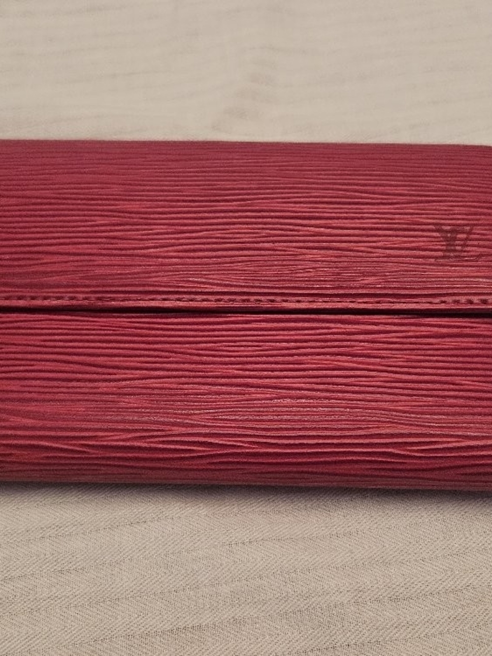 Louis Vuitton Red EPI Leather Wallet